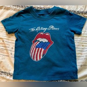 The Rolling Stones toddler t-shirt top size 18 months retro hipster rock baby